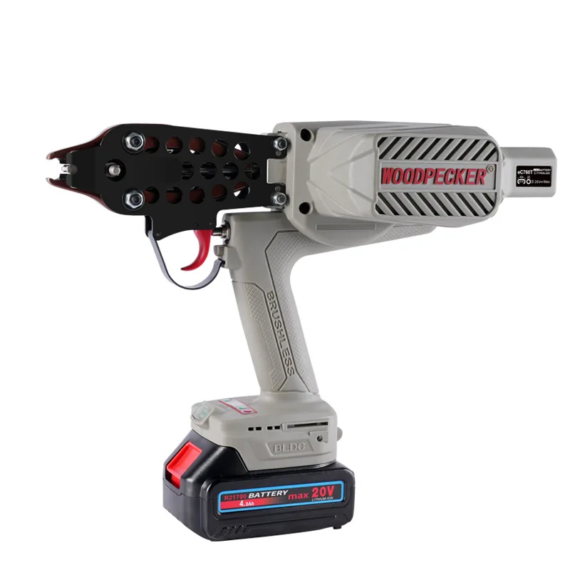 Batterij opladen Snoerloos Power C-Ring Nagelpistool Hog Ring Tang Gevogelte Kooi Coop Draad Binden Vastbinden eC760T Power Schiethamer C Nagelpistool