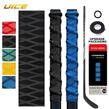 Cinta de agarre de Hockey antideslizante, tubo termorretráctil de 5 colores, empuñaduras de palo de Hockey sobre hielo, entrenamiento, bádminton, pelota de calle, accesorios de Hockey
