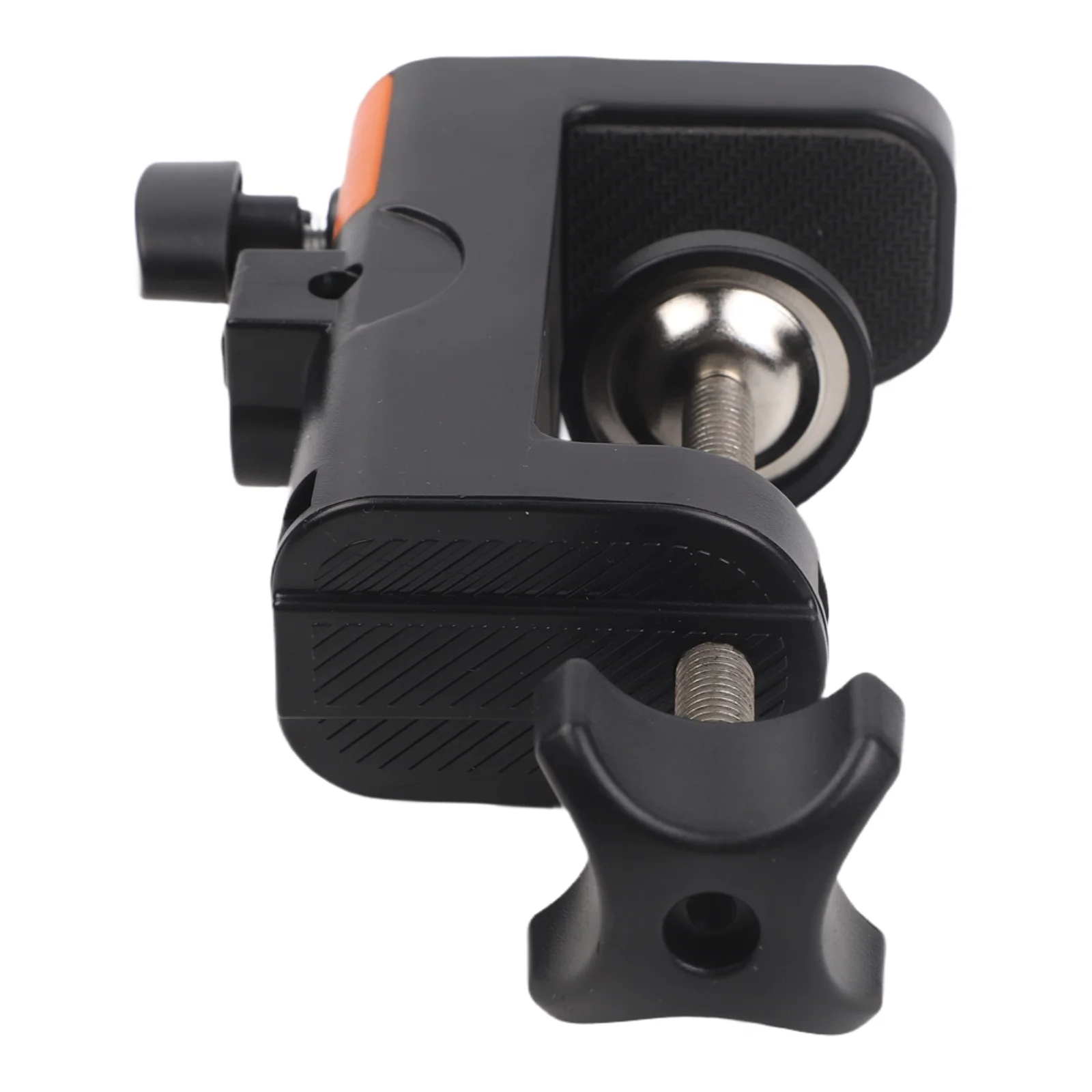 Plastic Base Microphone Stand with Cantilever Bracket and Table Clamp 2 in 1 Design for Flexible Positioning and Stable Use