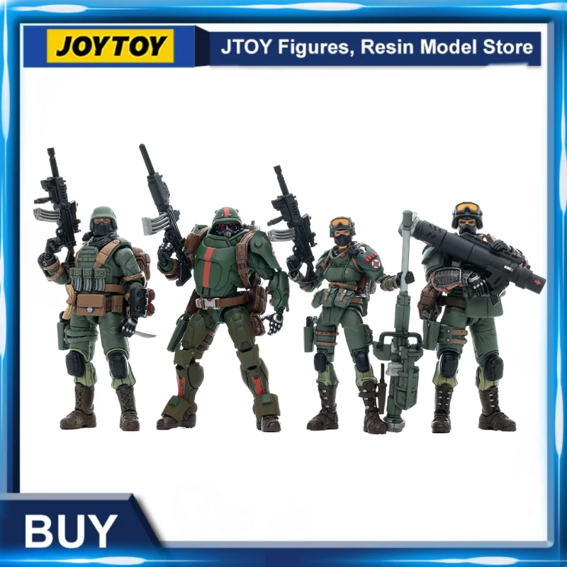 [IN STOCK] JOYTOY 1/18 Action Figure Animes Infinity Ariadna Heavy Armour Team (4PCS/SET) Free Shipping