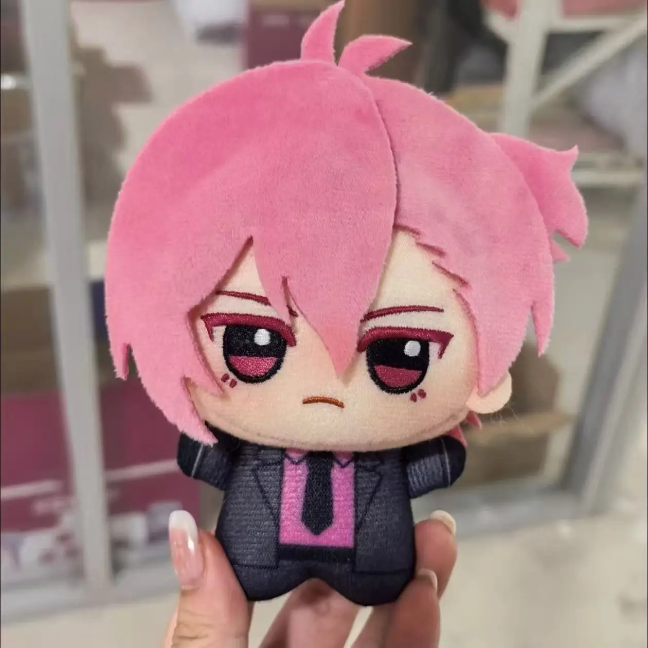 10cm Anime Welcome to Demon School! Iruma-kun Suzuki Iruma Plush Doll Asmodeus Printed Body Backpack Pendant Fans Collect Gifts
