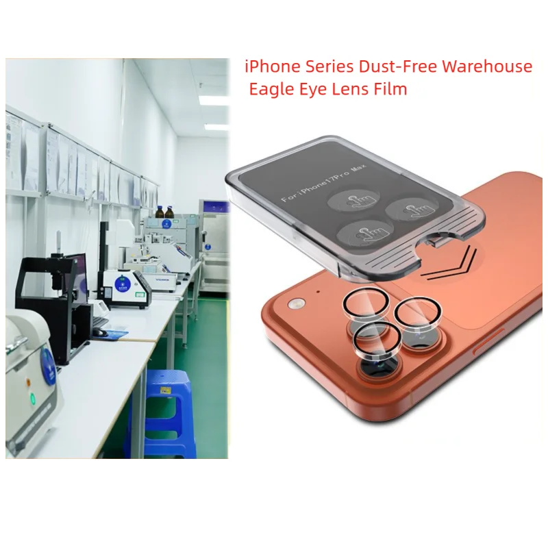 

iPhone 17 16 15 Pro max Lens Film AR Anti reflective Tempered Film Clean Room Eagle Eye Lens Protection Film