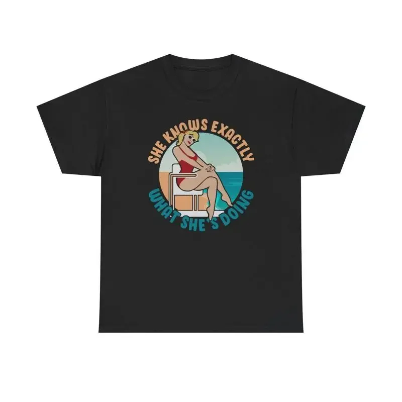She Knows Exactly What She's Doing T Shirt