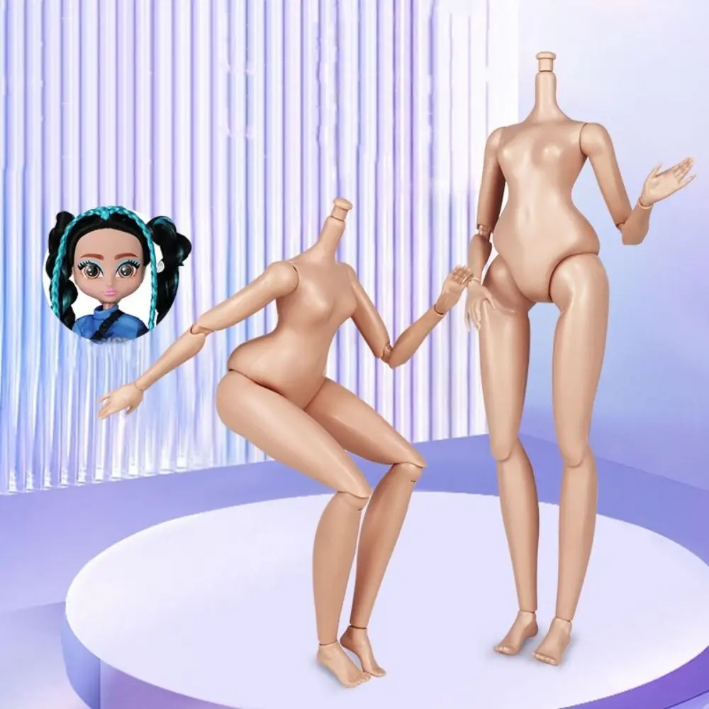 Fashion Multi Joints 1/6 Body White/ Normal/ Brown Figure Body Nude Movable Dress Up Jointed Nude Gift