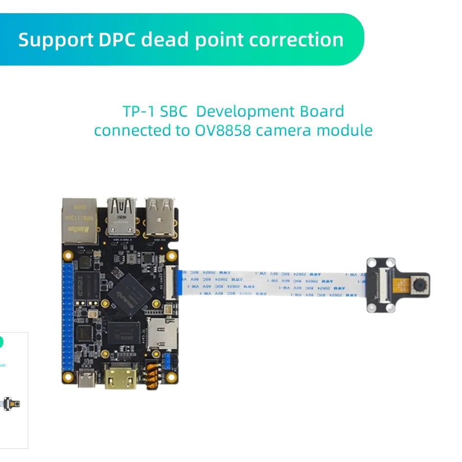 وحدة كاميرا صغيرة مفتوحة المصدر ، حساس CMOS ، متوافق مع كمبيوتر SBC ، كاميرا ويب 4K ، 1080p 60fp ، OV8858 ، 8MP