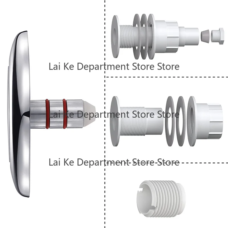 6W Embedded Mini Swimming Pool Light 304/316 Stainless Steel Underwater Lamp DC12V