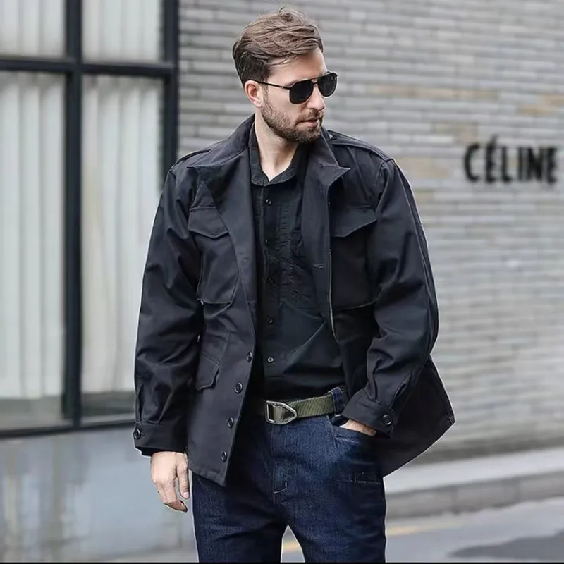 Outdoor Trekking Climbing Hunting Combat Training Riding M43 Field Coat Men\'s Military Tactical Clothing World War II Jacket