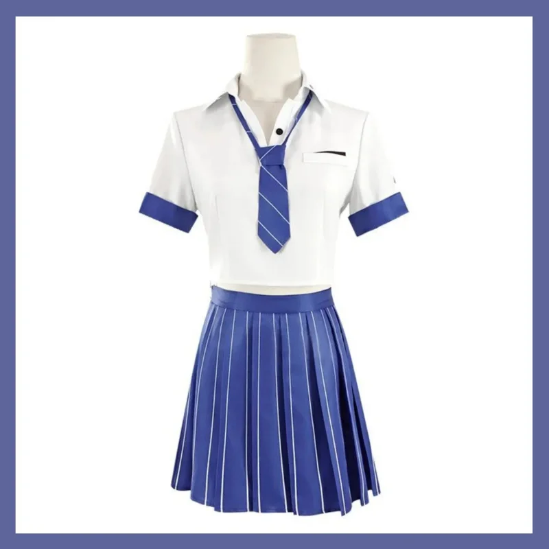 

qq38Аниме-игра NIKKE: Богиня Победы Нага Косплей Костюм JK Японская школьная форма Юбка Женский сексуальный маскарадный мяч Костюм