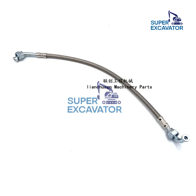 For Komatsu PC200-7 PC210-7 Turbocharger inlet tubing 6D102 Engine super charger tubing Excavator accessories