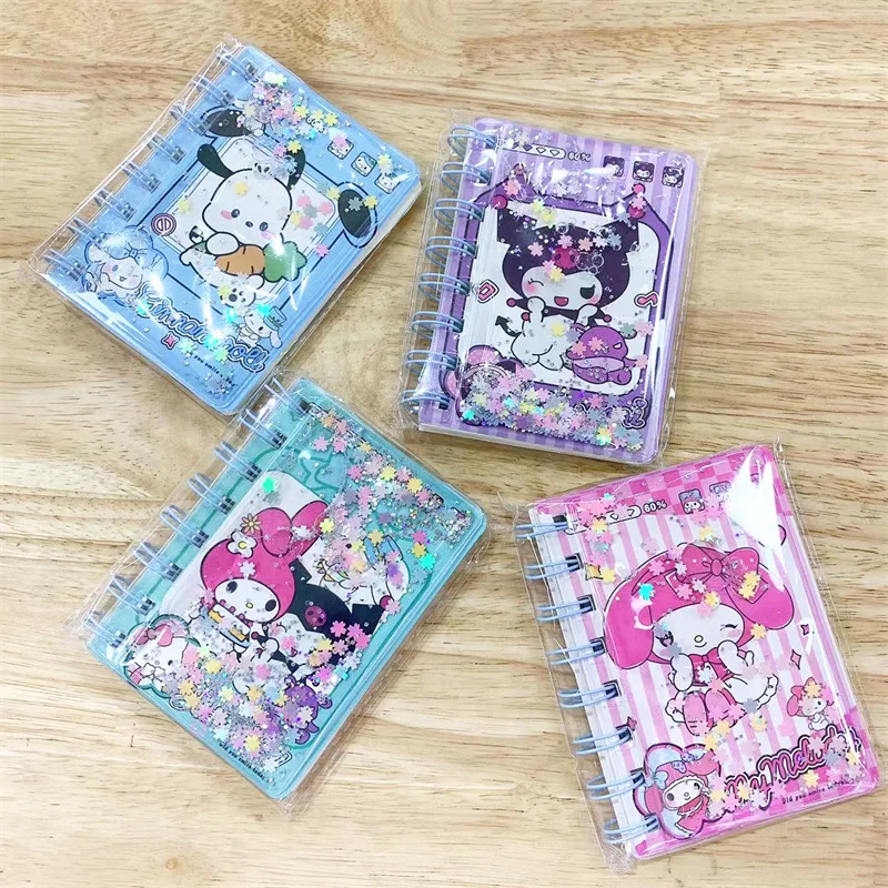 

10pcs/lot Sanrio Kuromi Melody Pochacco Coil Notebook Cute Portable Note Book Diary Planner Stationery Gift School Supplies