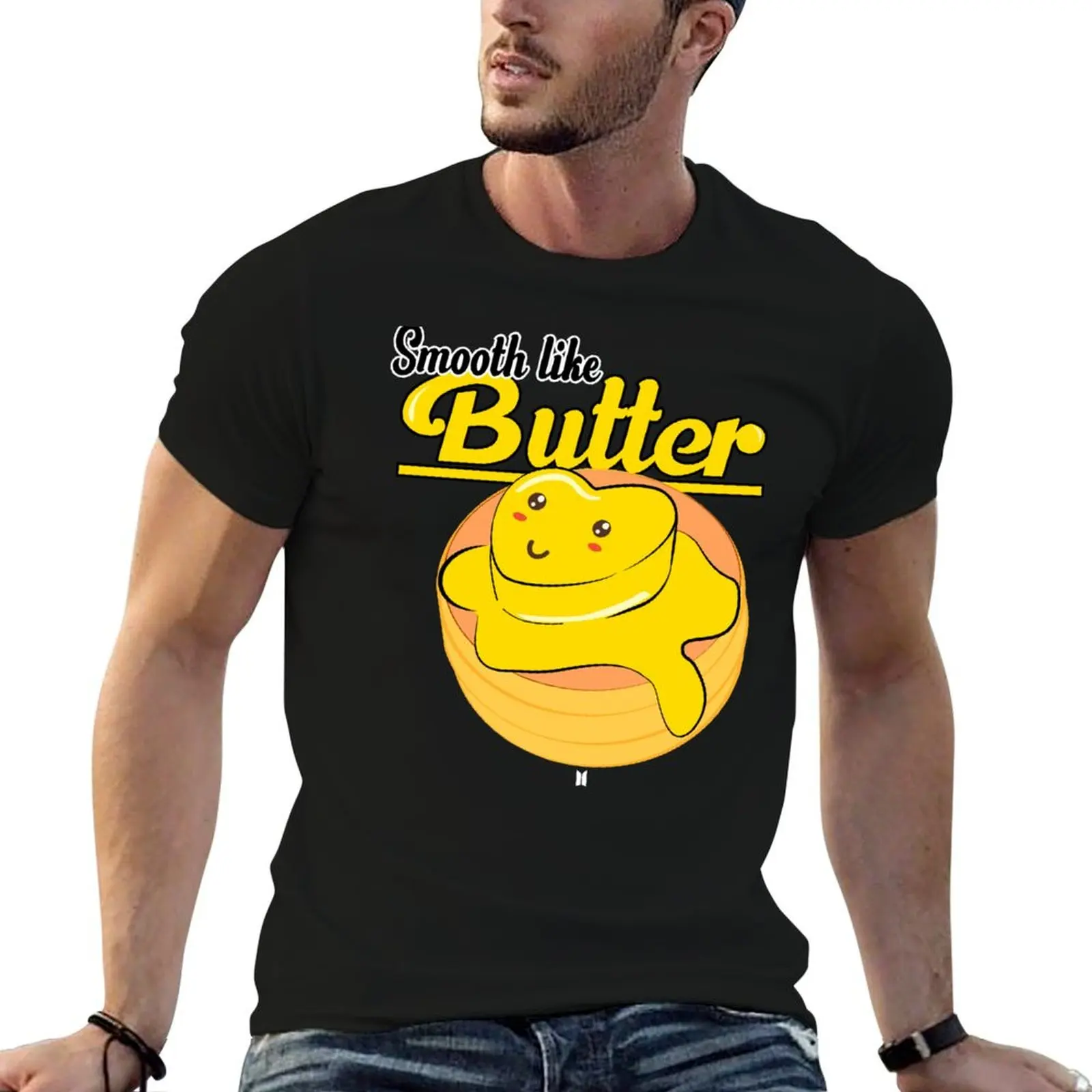 Smooth Like Butter T-Shirt Big and Tall Gym T-Shirt