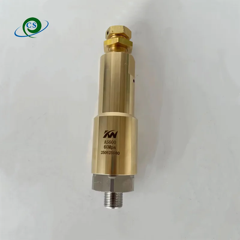 

500-600bar Brass Pressure Washer safety valve G1/2" male 80L/min high pressure washer parts Pressure Safety relief valve