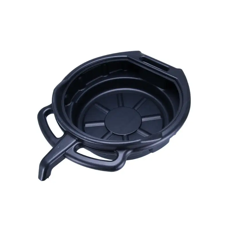 10L 15L Oil Drain Pan Waste Engine Oil Collector Oil Drip Tray with Strong Handles for Engine Change and Repair Tasks