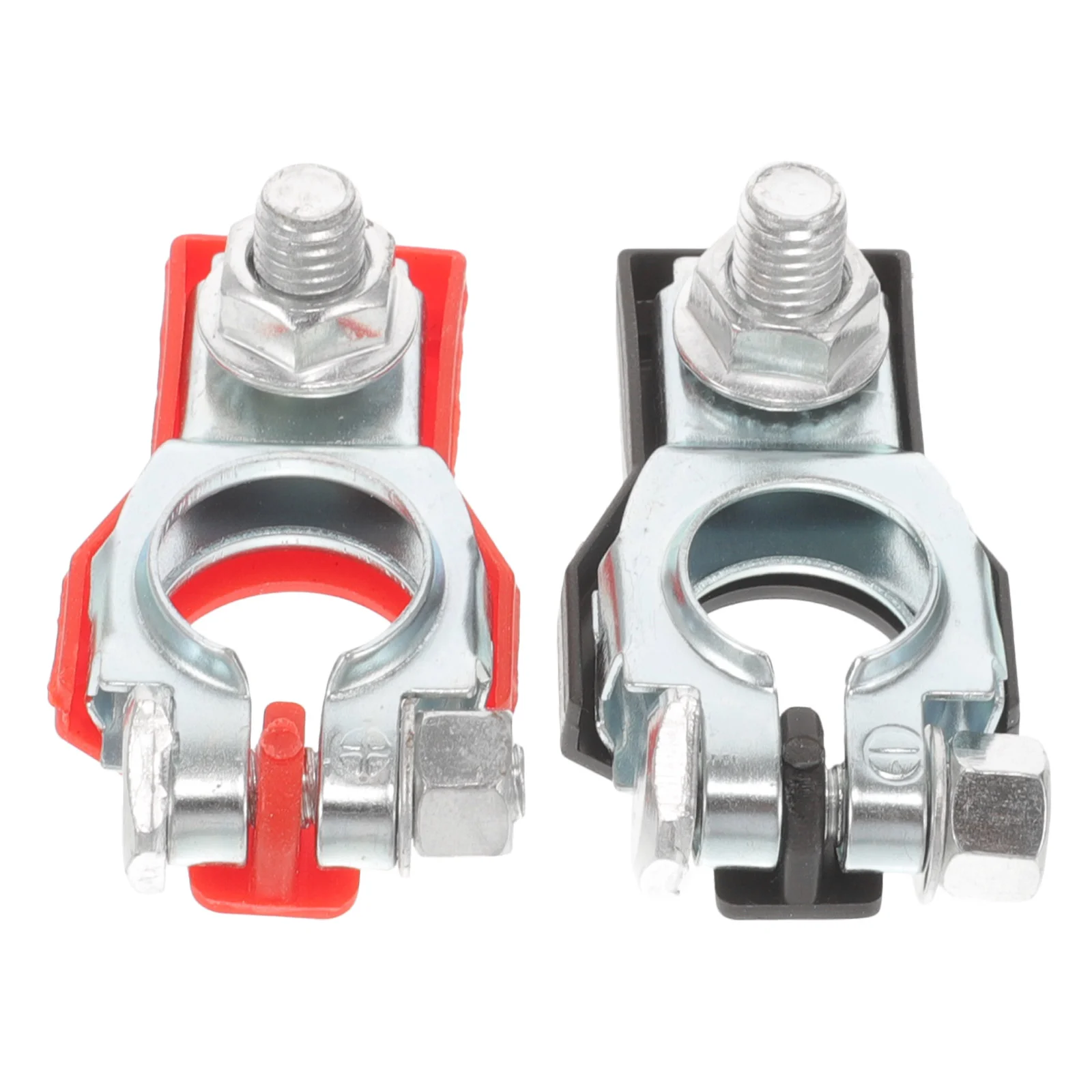 2 ชิ้นแบตเตอรี่รถ Pile Head Cable Terminal Clamps คลิปทดสอบไฟฟ้าอุปกรณ์ลบอัตโนมัติ