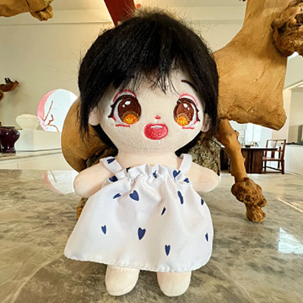 

Suspender Dress 20cm Cotton Doll Clothes DIY Clothing Kawaii Star Doll Dress Lovely Mini No Attributes Dolls Skirts