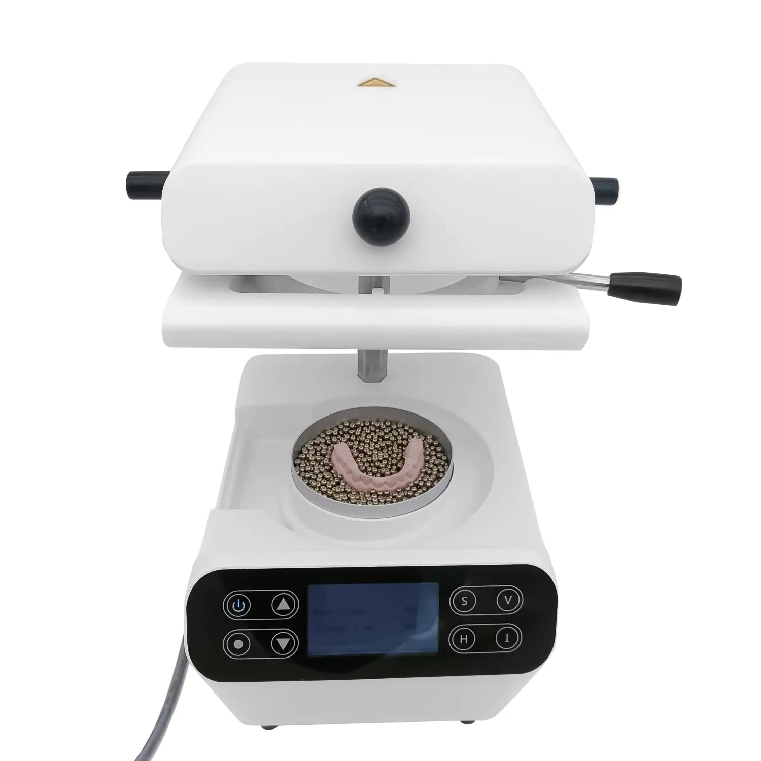Detal Lab Equipment Automatic White Vacuum Forming Machine Heat Thermoforming Molding Machine with Films for Lab Use
