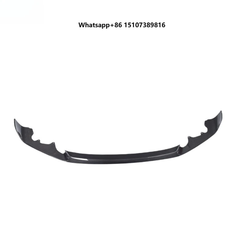 Genuine Dry Carbon Fiber Front Bumper Lip for BW 2015-2018 F87 M2 | MP Style Aggressive Aero Lip Spoiler Lightweight Upgrade
