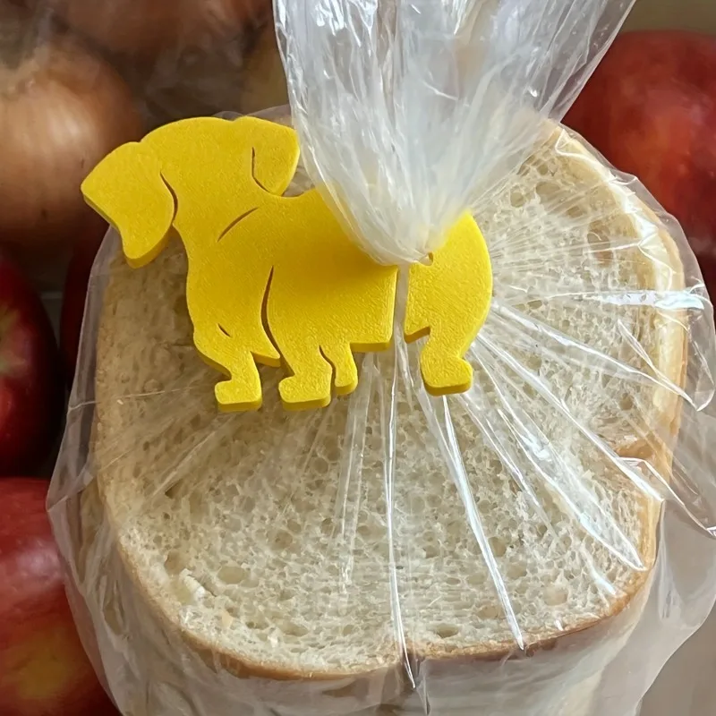 Sealing Clip Cat Butt Bread Clip Cute Dog and Cat Bread Bag Clip Pet-shaped Food Bag Clip Household  Kitchen Items Tools