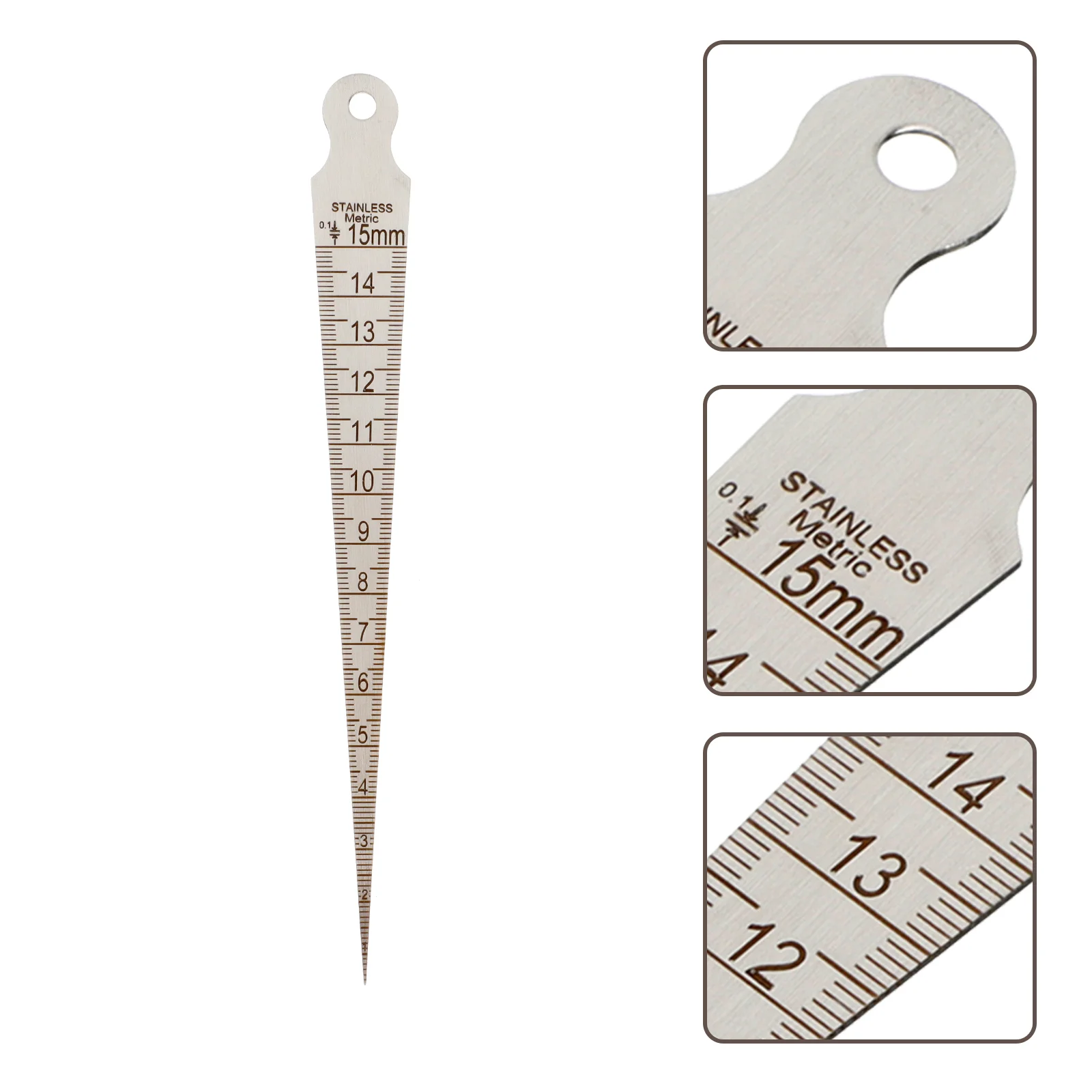 Guitar Measuring Ruler Neck Measurement Tool Taper Gauge Distance Component Repair Kit Machinist Tools Steel