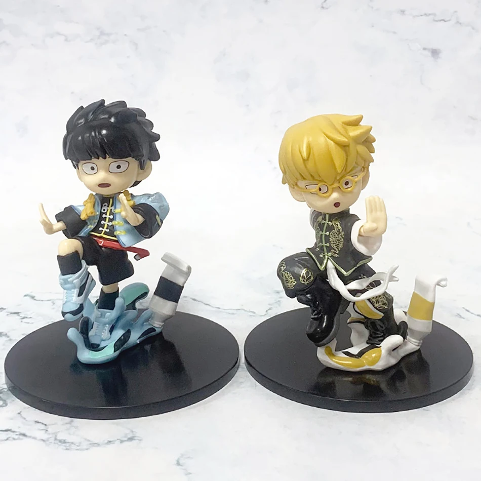 Figuras de Anime Mob Psycho 100 de 11cm, Mobu Saiko Hyaku Reigen Arataka Kawaii, modelo de muñeca, adornos de escritorio de PVC, juguete coleccionable