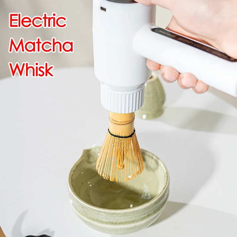 Quickly Whisking Electric Matcha Device One Button Start Whisking Tool for Matcha Blender Beverage Shop DIY Tea-Making Tools
