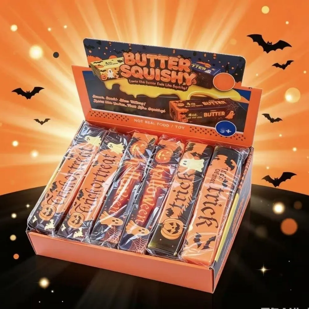 Slow Rising Butter Stick Squishy Soft Feel Slow Rebound Butter Stick Fidget Moist Texture Sticky Butter Stick Squeezing