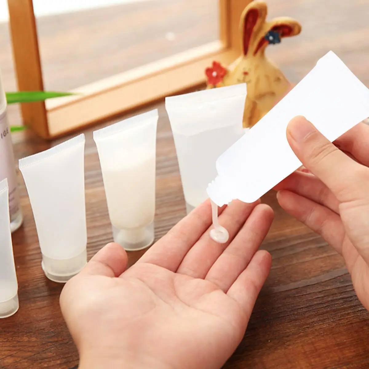 30 stuks hervulbare herbruikbare hervulbare flessen reisshampoo containers lege lotion buizen duurzaam lichtgewicht voor reis