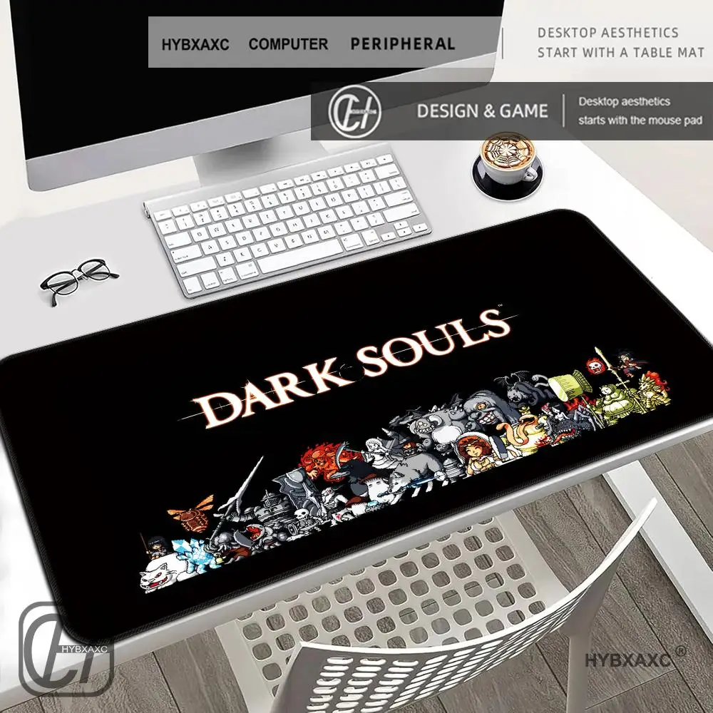 

HYBXAXC Mouse Carpet D-Dark S-Souls Mause Pad Computer Desk Non-slip Mousepad Table Gamer Keyboard Gaming Cute Surface the Hot