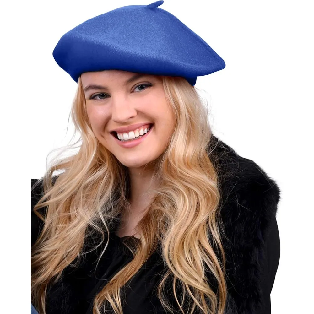 

Женский однотонный французский берет, классическая легкая повседневная шикарная кепка