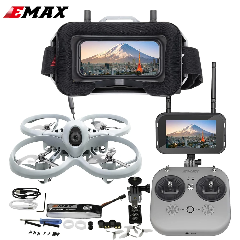 

Emax Official Tinyhawk Lite BNF RTF FPV Racing Drone 75mm 0806 Motor Nano 3 Camera 0/25mW/100mW/400mW RC Quadcopter 2.4G ELRS