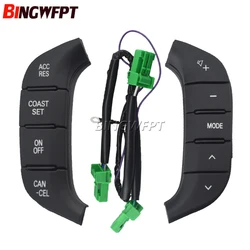 Black Steering Wheel Cruise Control Switch Button 8602A045 8701A383 8602A006 8701A066 For Mitsubishi Pajero 2007-2016