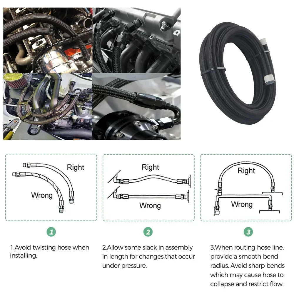 linea-carburante-ptfe-e85-intrecciata-in-nylon-nero-an10-da-20ft-con-kit-tubo-flessibile-da-10-raccordi-tubo-flessibile-di-raffreddamento-del-gas-intrecciato-all'interno-della-gomma-cpe