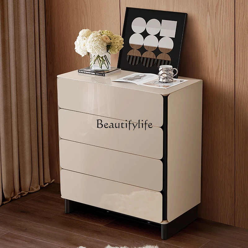 

Light Luxury Bedroom Storage Cabinet Storage Simple Modern Living Room Drawer Bed Tail Storage Side Cabinet