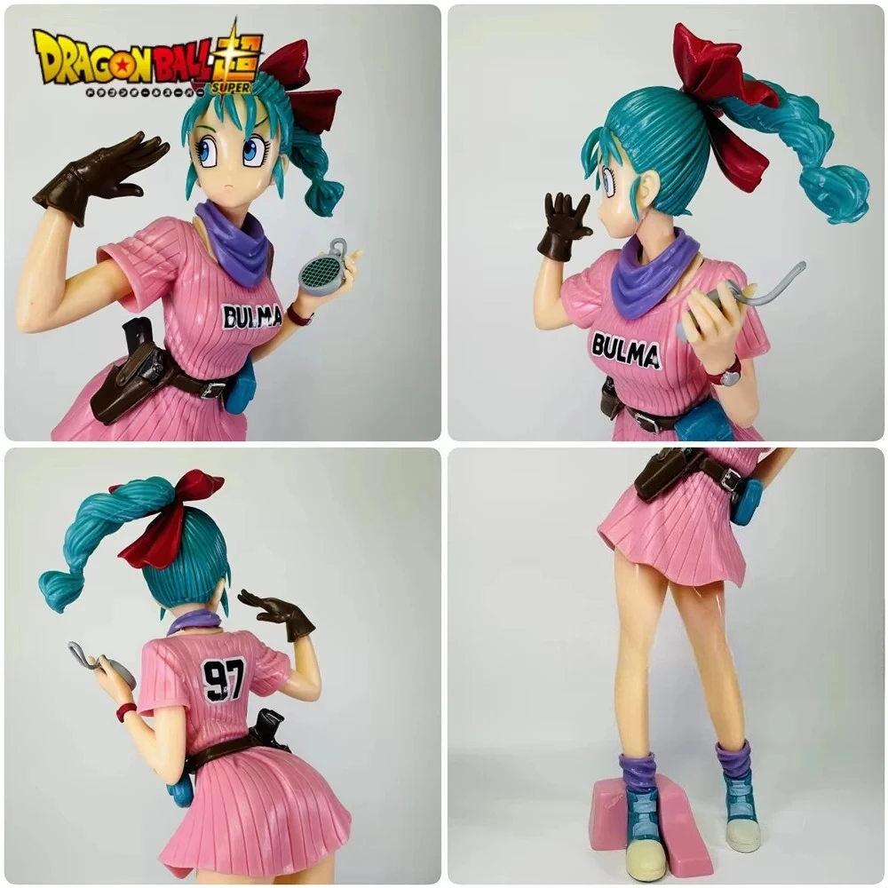 Brandneue Anime Dragon Ball Z Bulma Anime-Figur PVC-Actionfigur Niedliche Statue Modell-Figur Sammlerpuppen Spielzeug-Geschenke