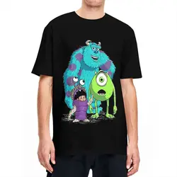 Universidade Monsters Inc camiseta para homens e mulheres, camiseta de algodão, manga curta, roupas vintage, nova chegada, Sullivan Boo