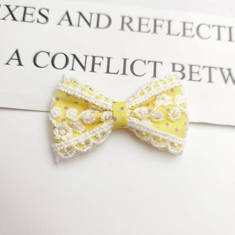 55MMX35MM الدانتيل الانحناء الزهور نقطة شبه الانتهاء DIY بها بنفسك الأطفال دبوس الشعر اكسسوارات الملابس حقيبة الأحذية الجوارب اكسسوارات الحرف #3