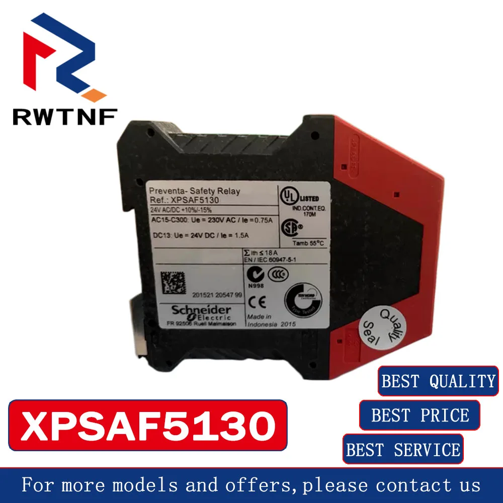 Brand New Genuine  XPSAF5130 Schneider Safety Relay ,100% original warehouse stock