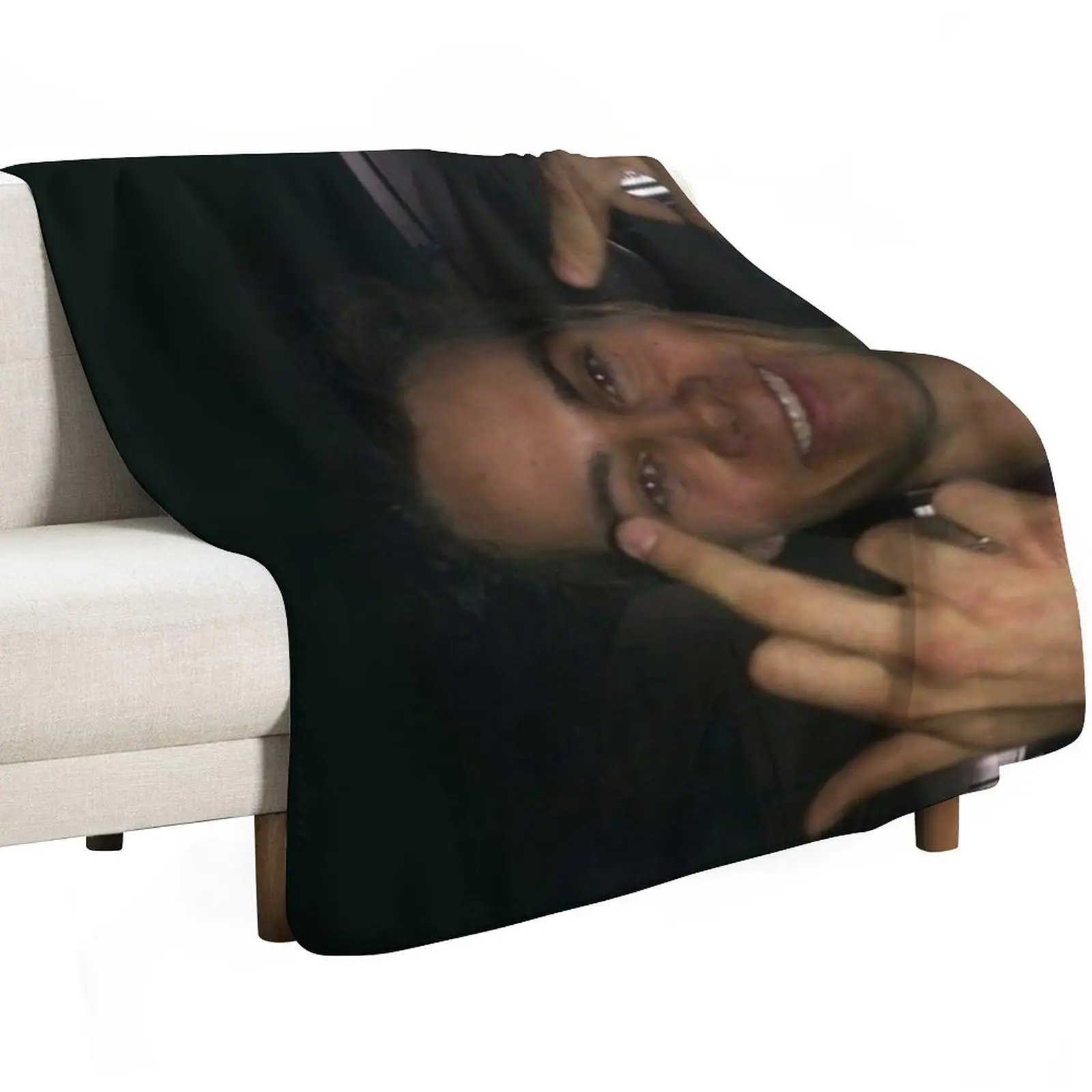 ديلان أوبراين الأصابع الوسطى رمي بطانية ريتروس لينة منقوشة جميلة السرير البطانيات العصرية #2