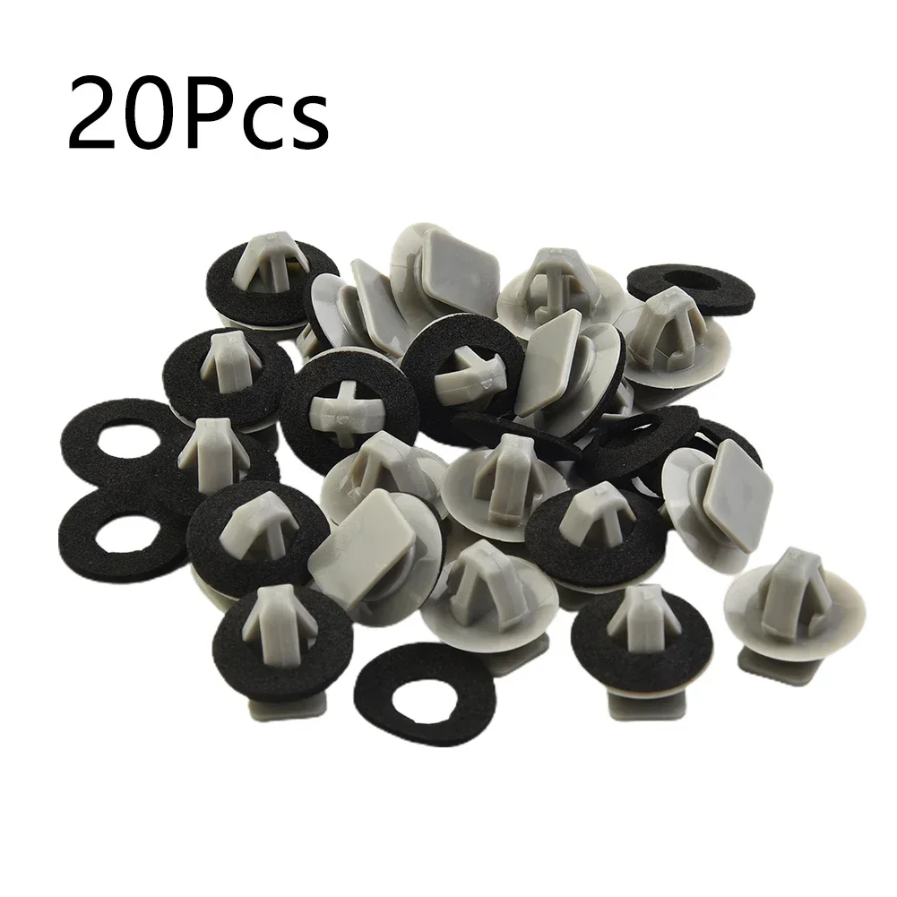 20pcs Cars Door Clips Doors Trim Bumper Cars Clips Right Front Doors Lower Molding Clips KD53-51-SJ3A Car Accessory