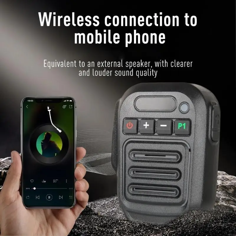 Q1JC Disceer Microphone для K Connector Connecter Двухчастотный радиосвязь.