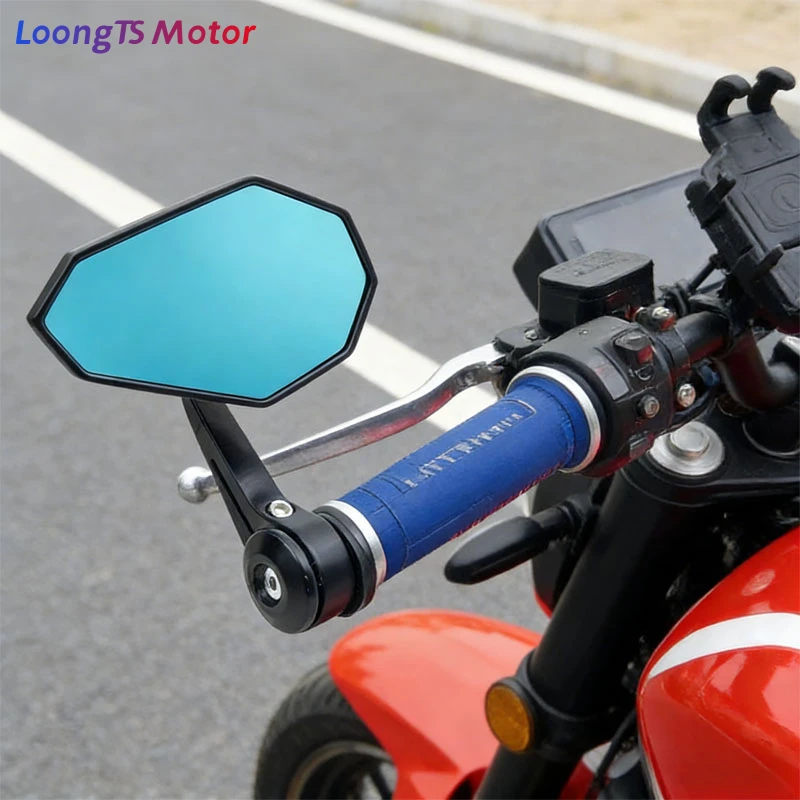 

Универсальные боковые зеркала заднего вида для мотоциклов 7/8 дюйма, аксессуары для мотоциклов, обеспечивающие четкий обзор, подходят для Ducati, Honda, Kawasaki, Suzuki