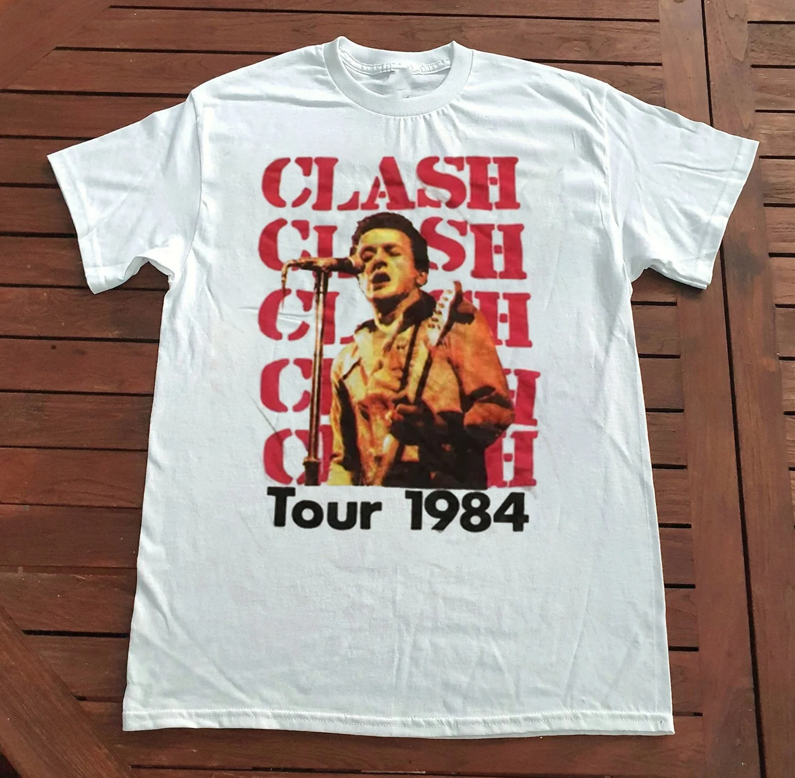 The Clash Band Tour 1984 All Size Gift For Fan T shirt S5407