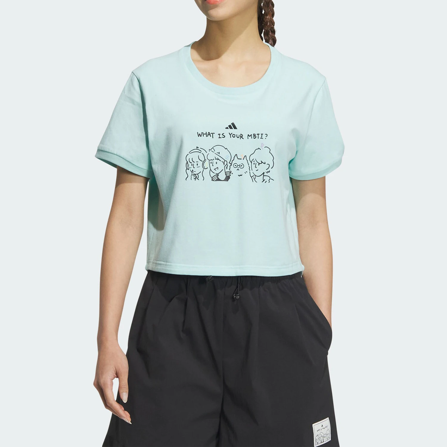 أديداس الرسمية أصيلة 2024 المرأة الصيف أزياء الرياضة تي شيرت JN6664 #1