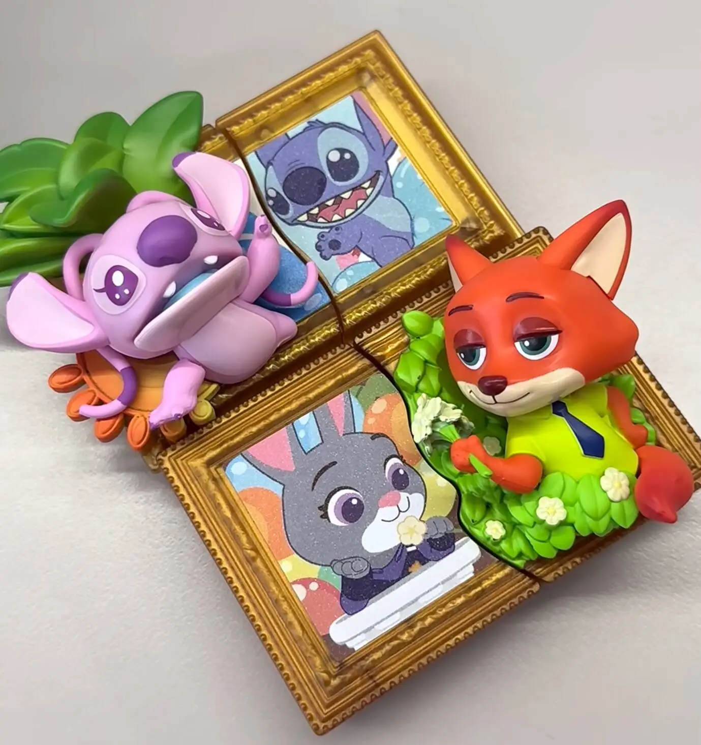 Nouvelle série Disney Zootopia célèbre peinture Attraction magnétique boîte aveugle jouet mignon film marchandise salle voiture décorations cadeau
