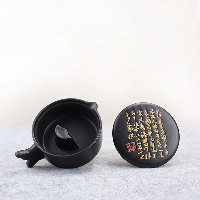 1 pc Ceramic Ink Dish Paint Plate Chinese Calligraphy Chinese Painting Art School Supplies