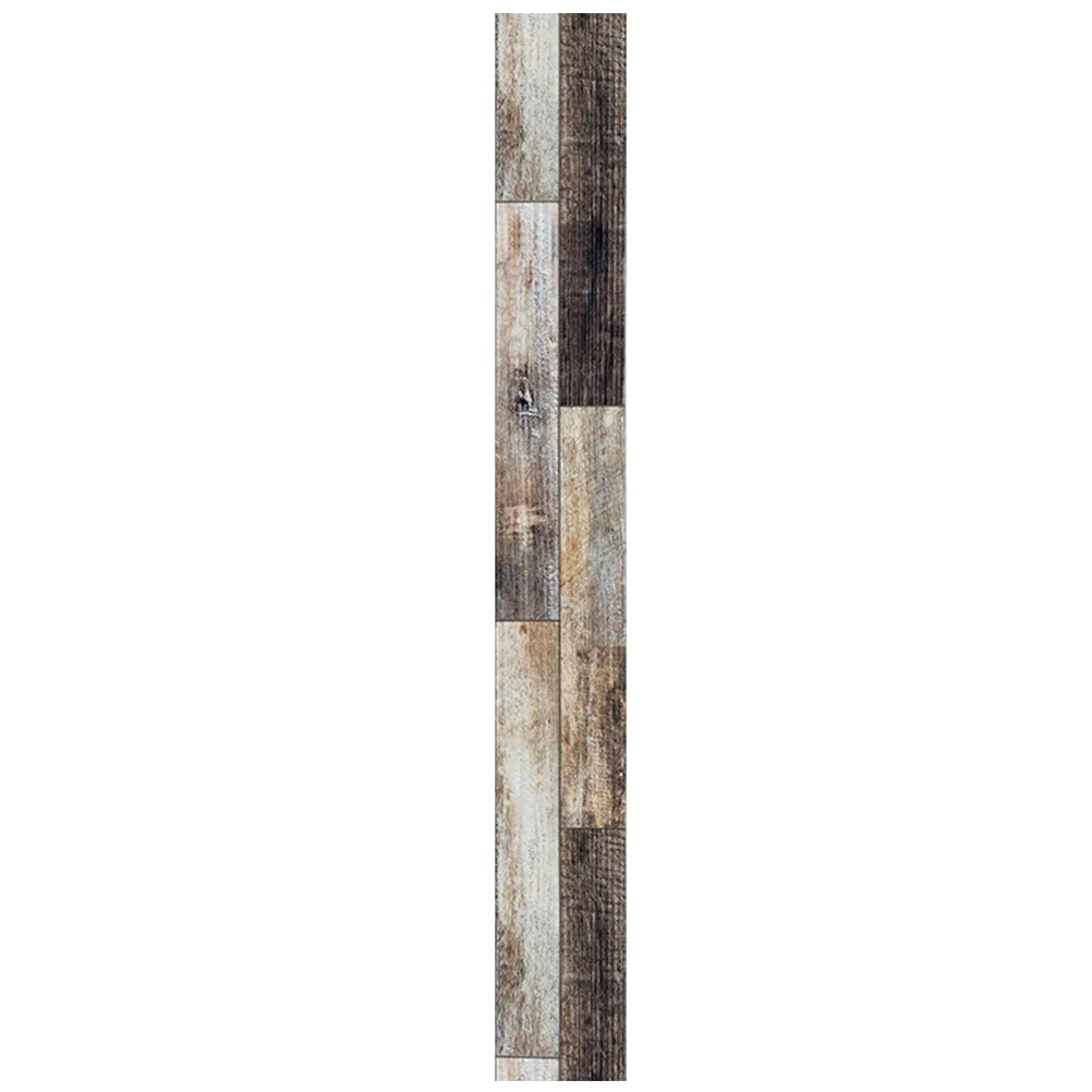 

1Pcs Wood Grain Flooring Sticker Nordic Style Self-Adhesive Waterproof Wall Decor PVC Sticker for Home Renovation