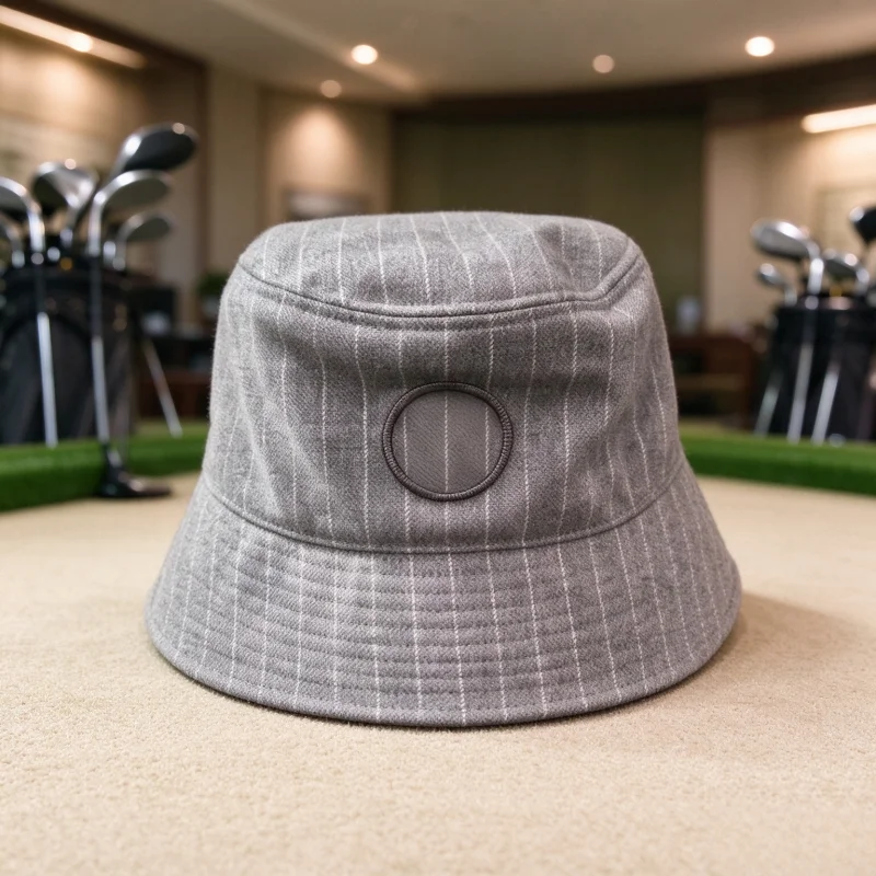 Women Autumn Winter Golf Bucket Hat, Padded Inner Layer Windproof Warm Stylish Golf Sports Hat for Ladies