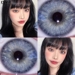 KSSEYE 1 Pair TAYLOR DNA IRIS Colored Contact Lenses For Eyes Beautiful Pupil Gray Lens Free Shipping