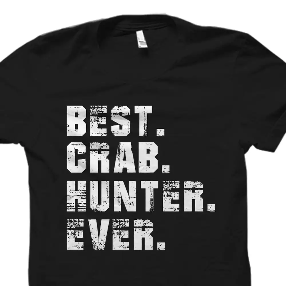 Crab T Shirt Funny Crabbing Ghost Hunting Hunter Os3188