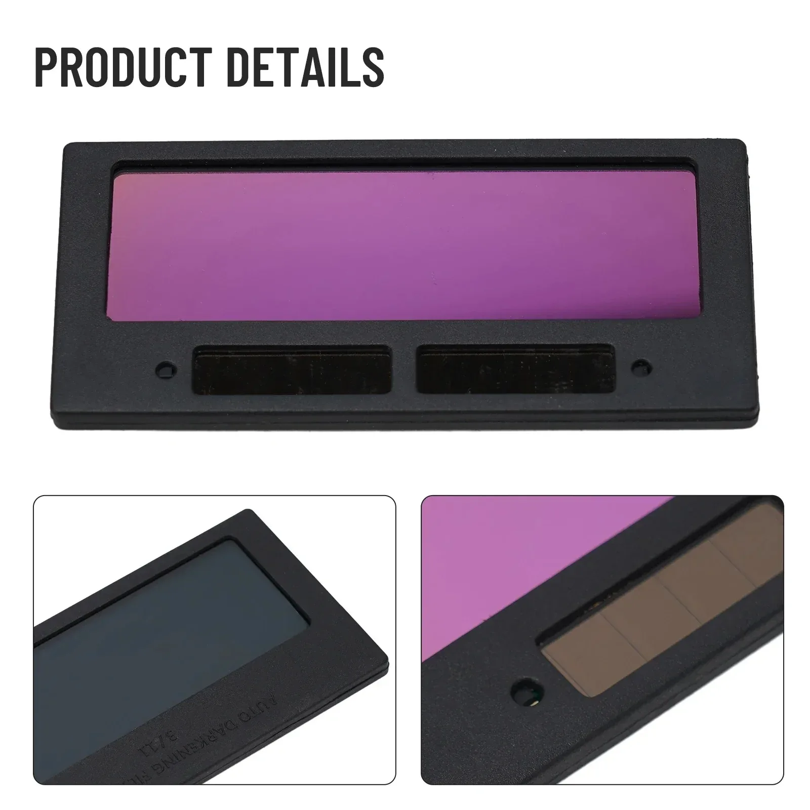 Solar Powered Auto Darkening Welding Helmet Adjustable Shade LCD Protective Face Shield for Mig Tig Arc Metal Work